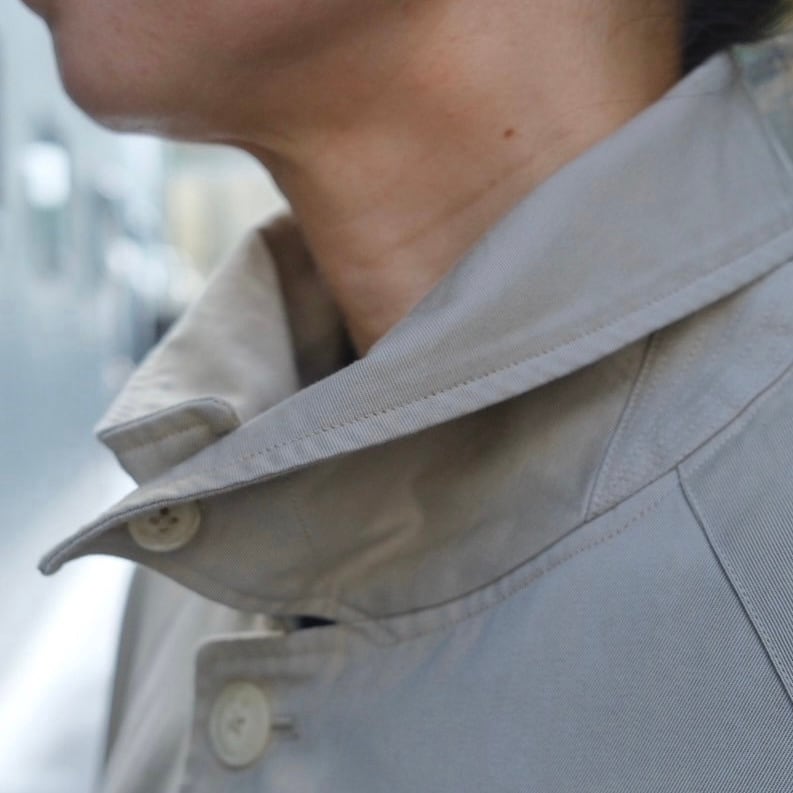 COMOLI(コモリ) / コットンギャババルカラーコート -BEIGE-(A03-04002)