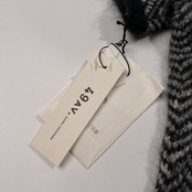 タグ付き 未使用品 49AV JUNKO SHIMADA ジュンコシマダ モヘア アンゴラ混 ハイネック 半袖 ニットセーター サイズ 38