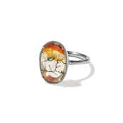 Neram指輪:森の時間を閉じ込めた絵画・デンドリティッククォーツ