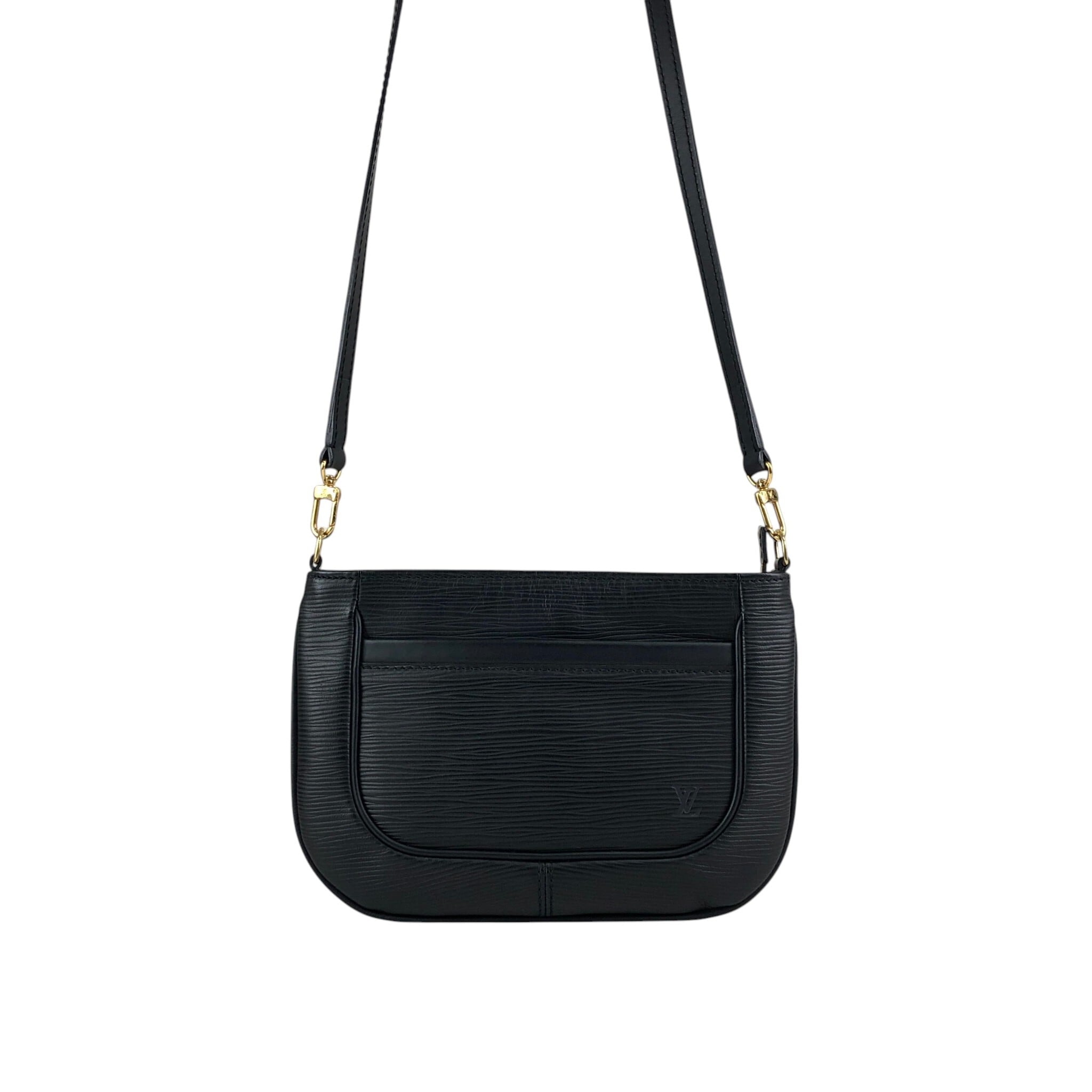 ルイヴィトン エピ LOUIS VUITTON ルイヴィトン エピ ショルダーバッグ ブラック レザー