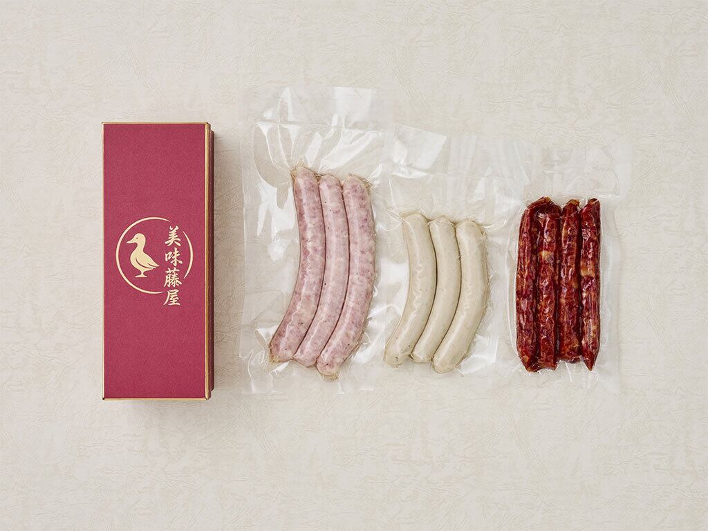 ギフト用詰め合わせ（チャーシュー3種、ソーセージ3種）