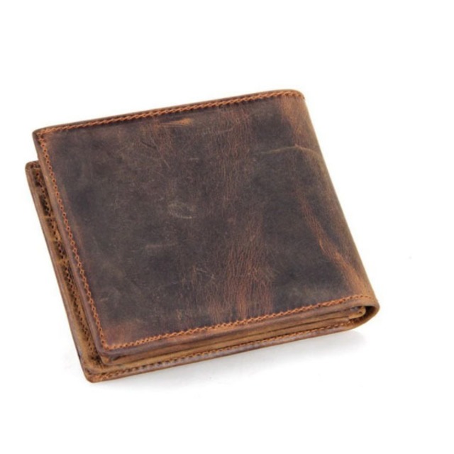 Leather bi-fold wallet