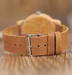 天然木製腕時計 革ベルト ウッドウォッチ ペアウォッチ 彫刻デザイン ナチュラル腕時計 エコウォッチ 軽量時計 男女兼用 環境配慮 手作り時計 鹿角デザイン