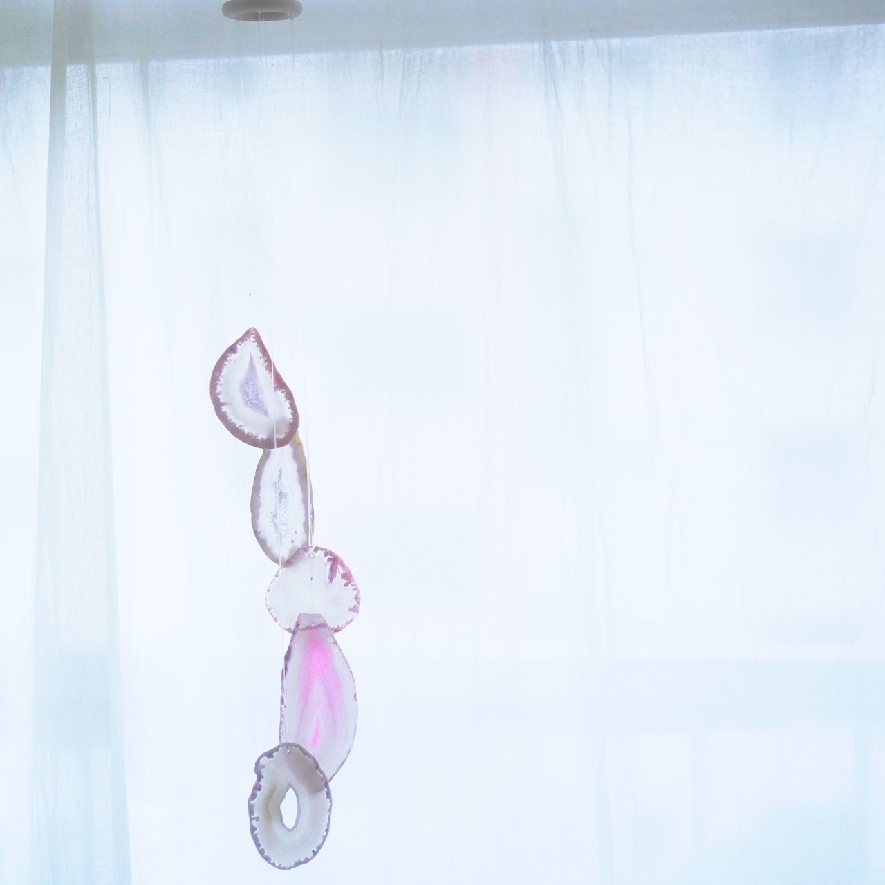 SAKURAMOCHI 02 - アゲートヒーリングチャイム / Agate Sun Catcher Wind Chime 948