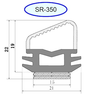 SR-350（エアータイトガスケット）10m  ごむの森オリジナル品