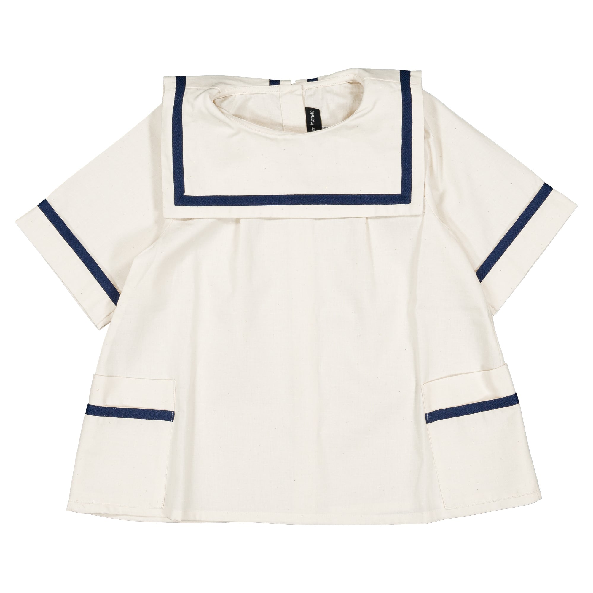 予約【Maison Marelle】Blouse MAGELLAN - cream / 6Y~12Y / 6月上旬以降入荷