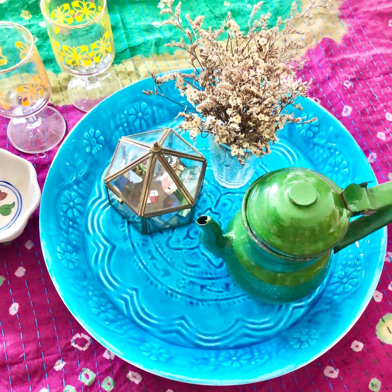 陶器みたいなホーロートレイ