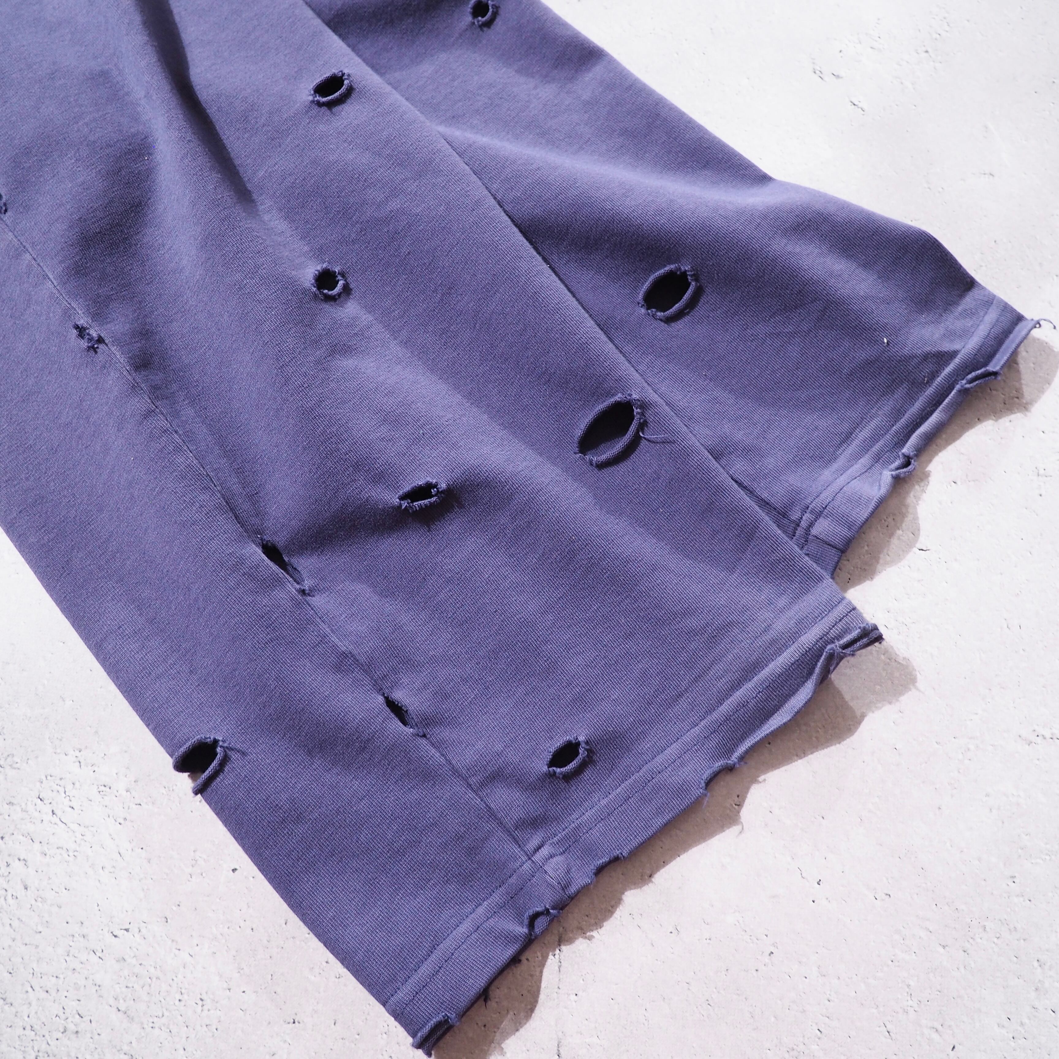 " CONVERSE TOKYO " PIGMENT DYE DISTRESSED Wide sweat pants