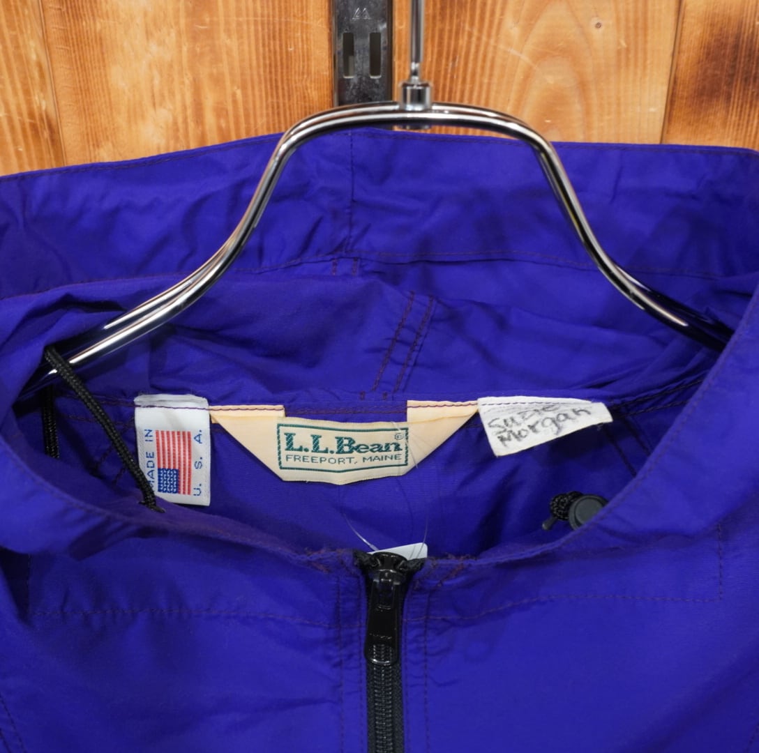 80s90s l.l.bean アノラックパーカー S/紫 llbean エルエルビーン