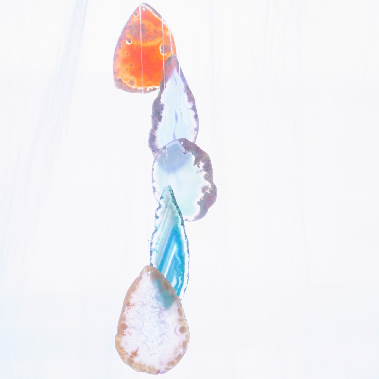 Sunny River - アゲートヒーリングチャイム / Agate Sun Catcher Wind Chime 536