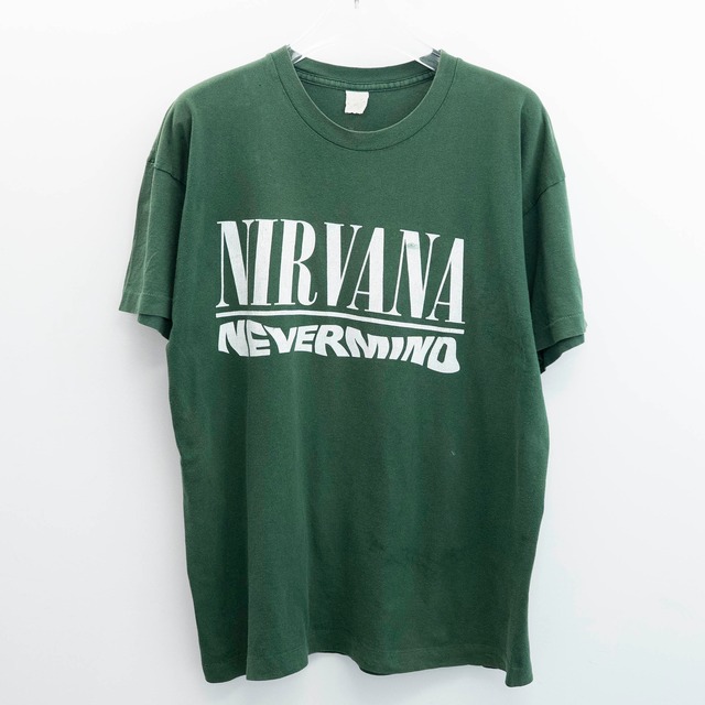Nirvana “ Nevermind Boot Green “ Screen Stars XL【A8-337】