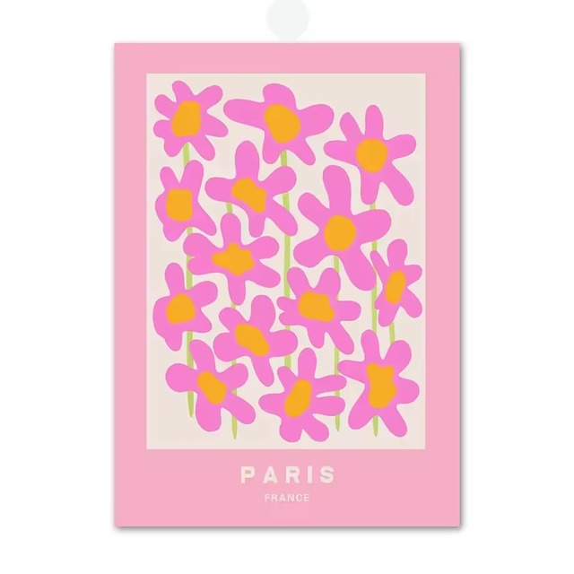 淡色ピンクでときめく空間に｜キャンバスアートポスター 13