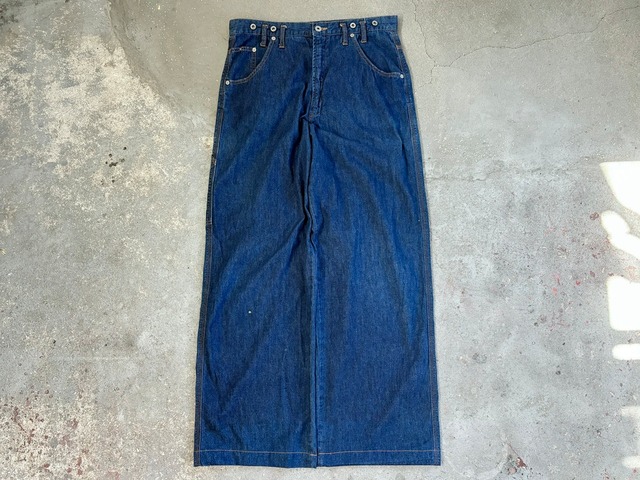 World Jeans International SCOUR Wide denim pants MADE IN JAPAN