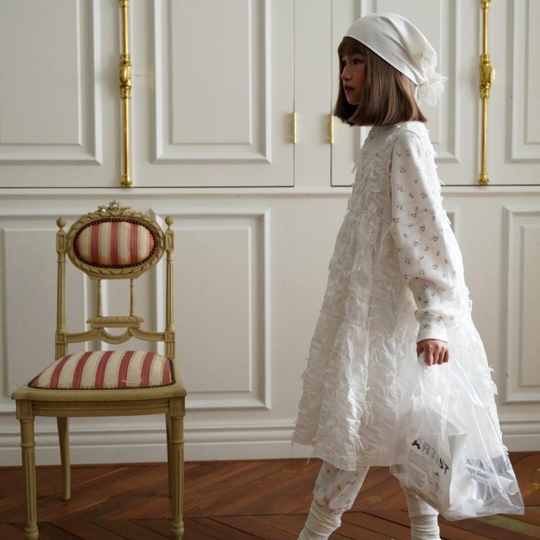 «sold out»«ジュニアサイズあり»«RAMIJINI» ホワイトワンピース 2colors