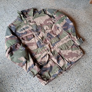 00's フランス軍 ウッドランドカモ パラトルーパージャケット used [208056]