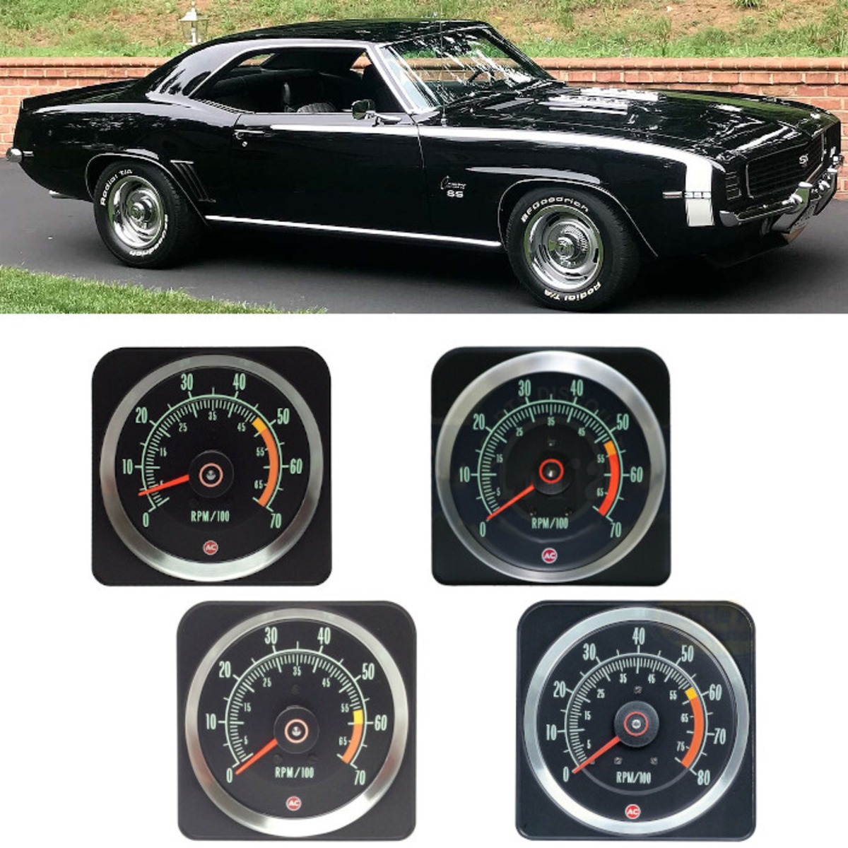 タコメーター 1969 Chevrolet Camaro RS SS Z28 シボレー カマロ | 車 