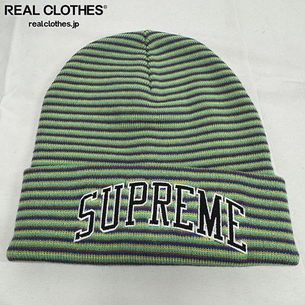 90s OLD STUSSY/Logo embroidery Long Beanie/Free/刺繍ロゴ/ロング