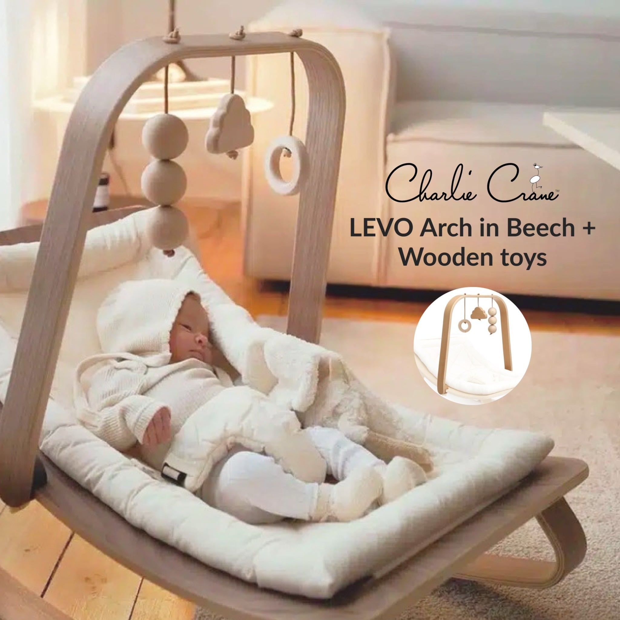 Charlie Crane LEVO Baby Rocker ベビーロッカー ☆チャーリークレーン