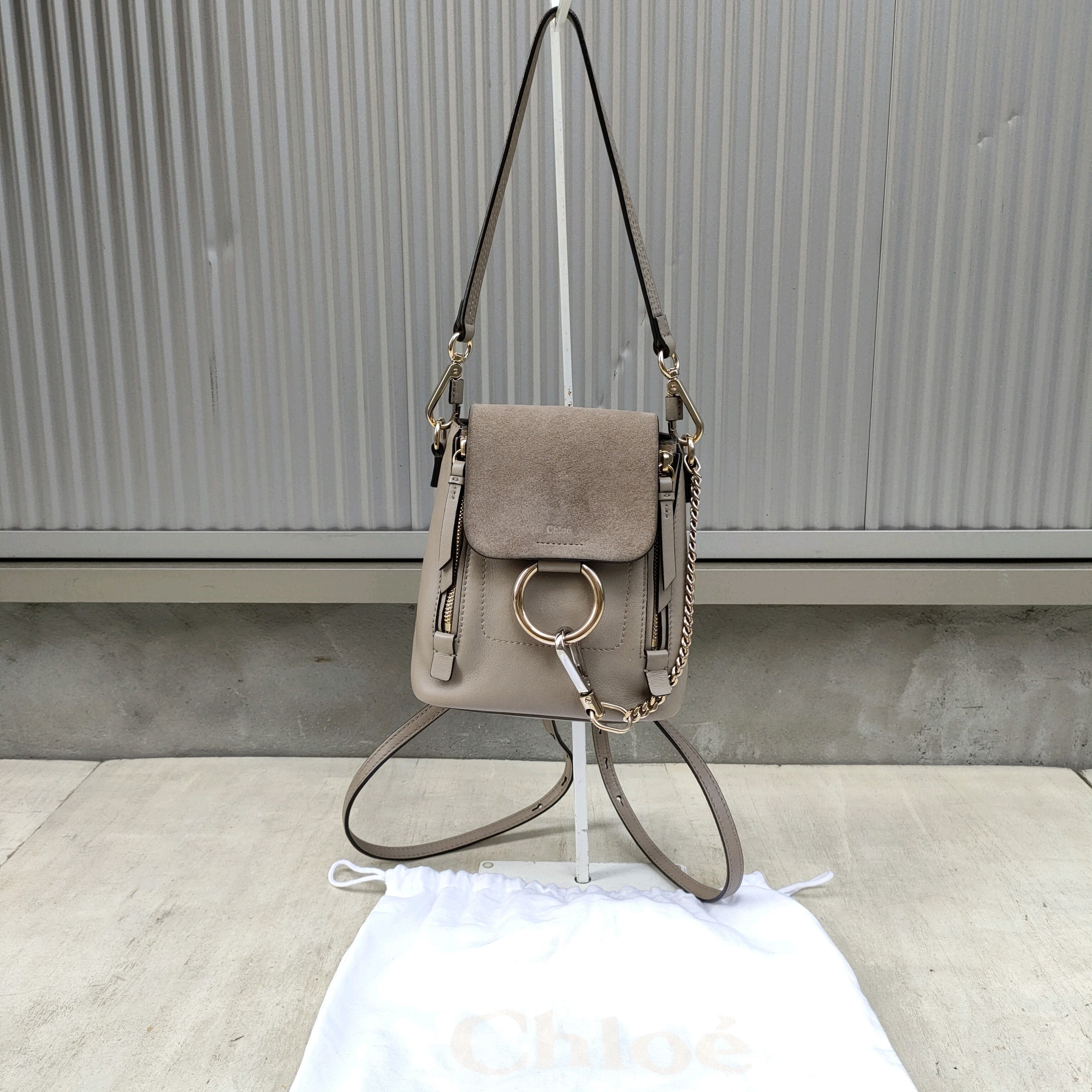 Chloe◇フェイトート/トートバッグ/レザー/BEG - labaleinemarseille.com