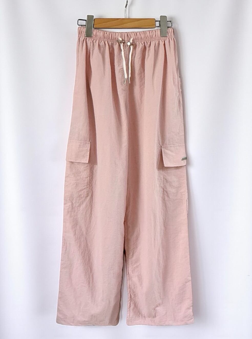 Human/予約【buyalldog】Flow wide Pants (Pink)