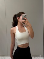 《SET販売》Halter Neck Bra × Nnylon flare leggings
