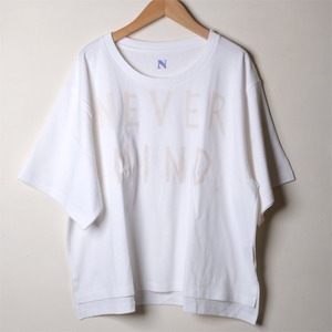 NEVER MIND レディース オーバーTシャツ