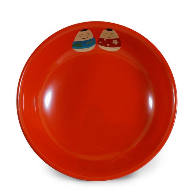 手塩皿4.0洗朱 夫婦小法師(23)