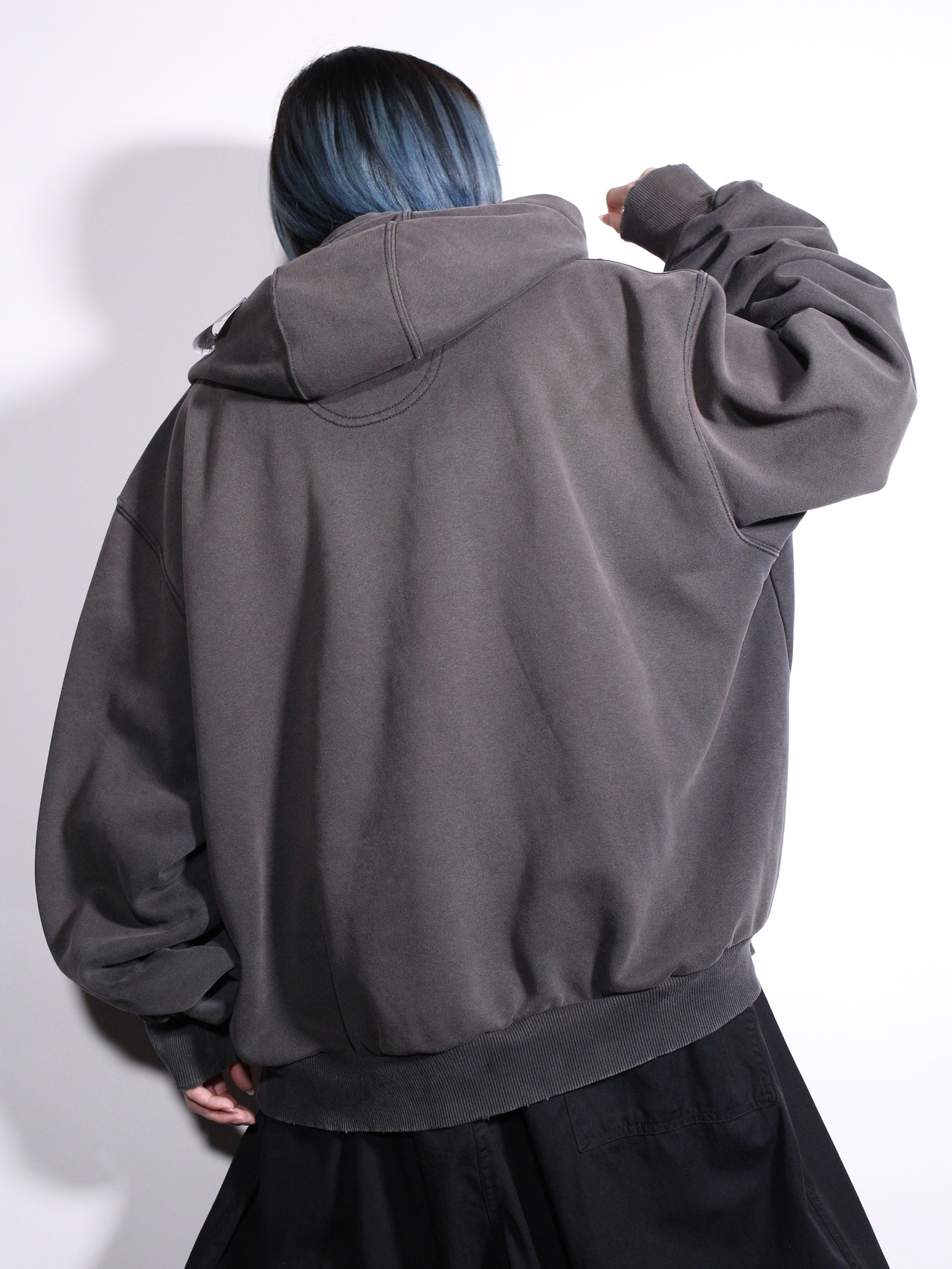 REMAKE / ”Carhartt” side-zip pocket hoodie - 6
