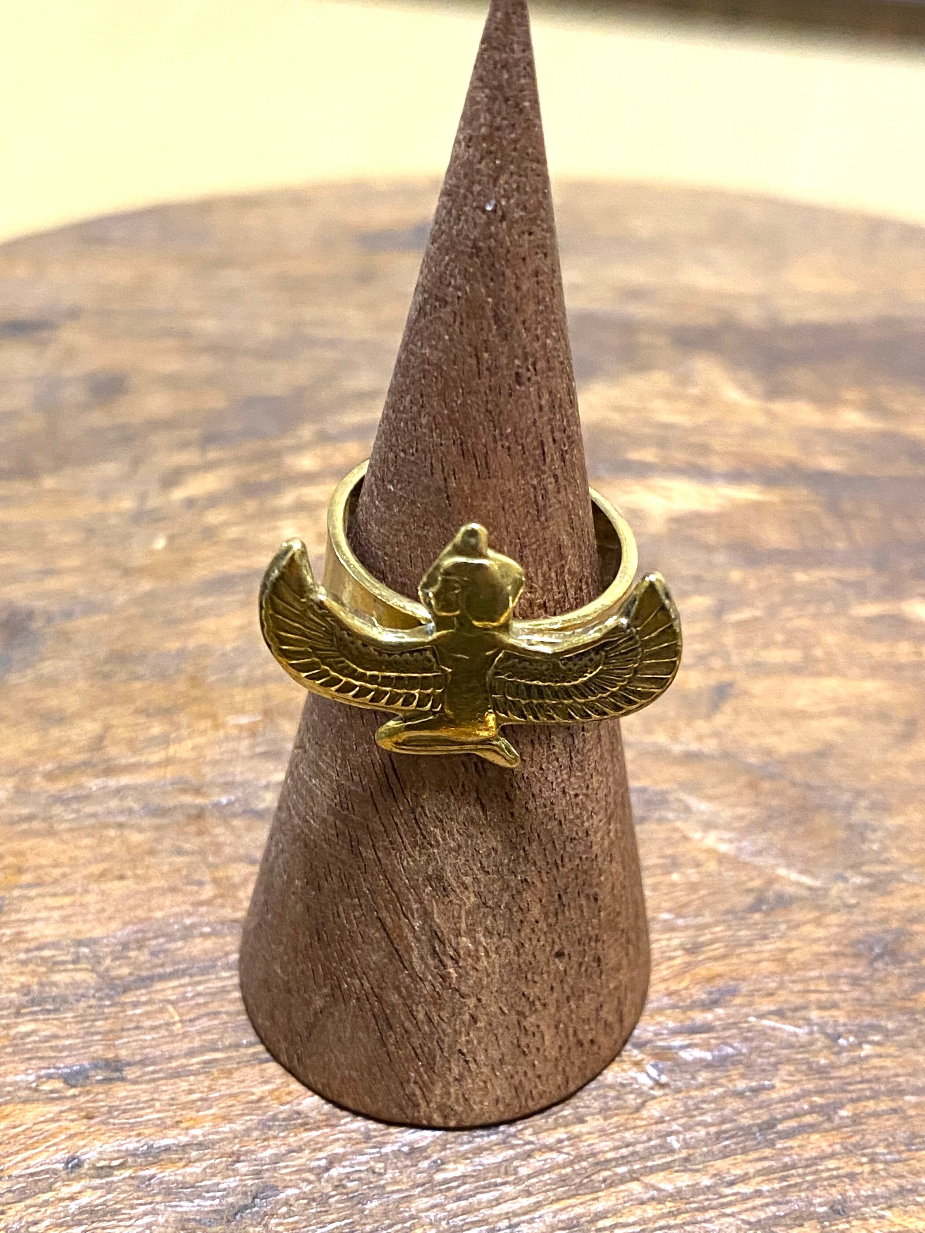 ブラス(真鍮)リング イシス神 | BAKKAR CRAFT バッカールクラフト ブラス(真鍮)リング イシス神 | BAKKAR CRAFT バッカールクラフト