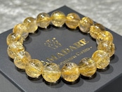 No.1905【SS】ゴールドルチルクォーツブレスレット