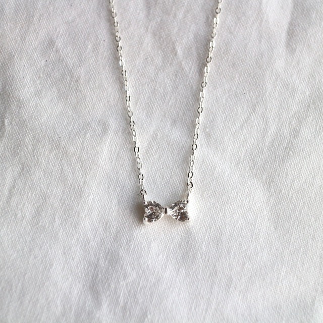 ZILCONIA　Ribbon　necklace