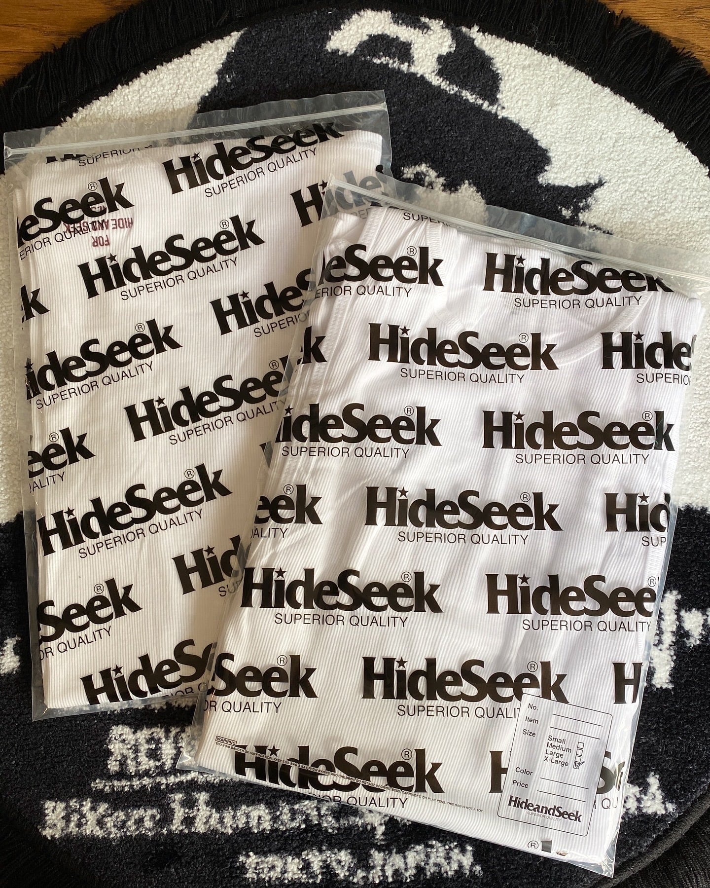 タンクトップ2枚入り / HIDEANDSEEK(ハイドアンドシーク) / RIB TANK