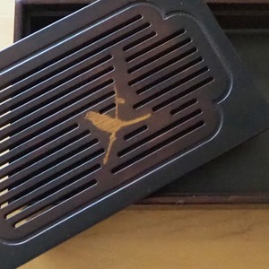 レトロ茶盤 鳥 ※キズ・カスレあり 　　