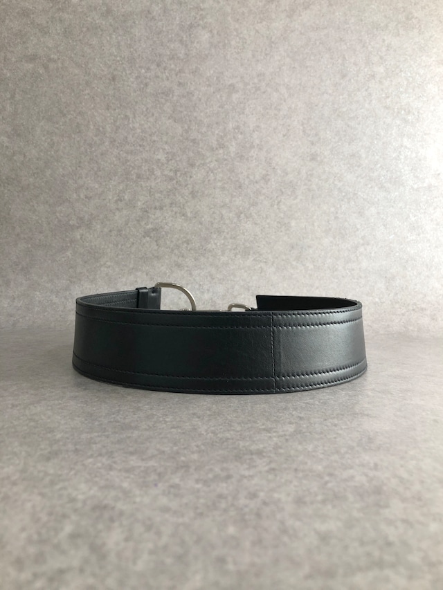 PRADA プラダ ベルト ブラック ロゴ レザー メタルバックル vintage ヴィンテージ オールド mverzc
