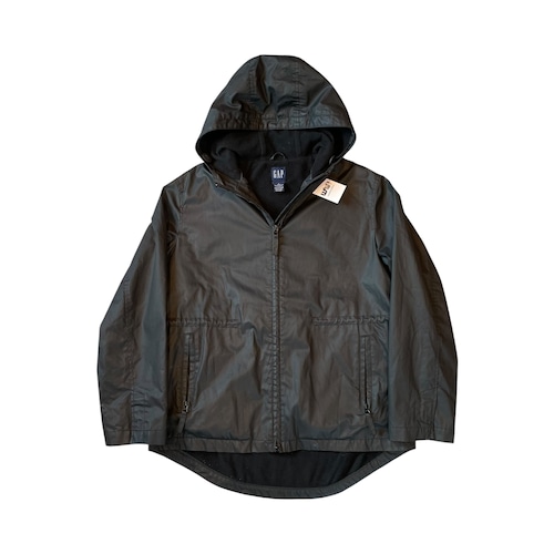 2000s GAP Polyester Coating Cotton Double Zip Hoodie Jacket