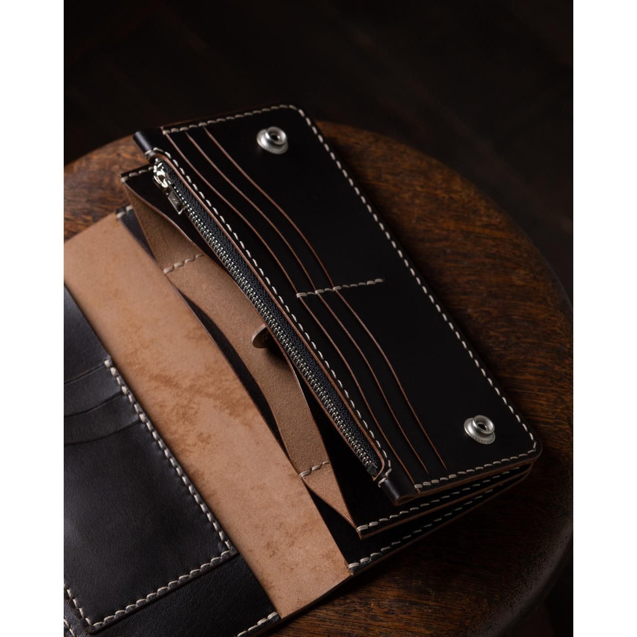 TRUCKER WALLET T-7 Brown edge／カスタムオーダー