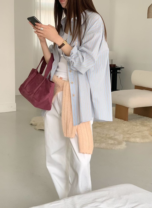 (予約) signature / Viva striped shirt 3color