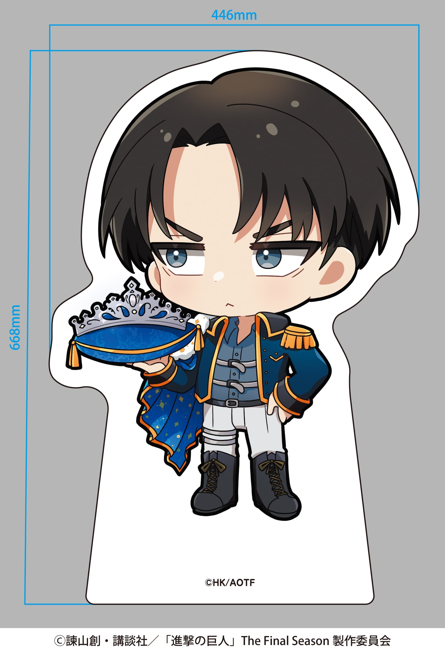 TVアニメ『進撃の巨人』 × エスクリ 特大アクリルパネル ミニキャラ