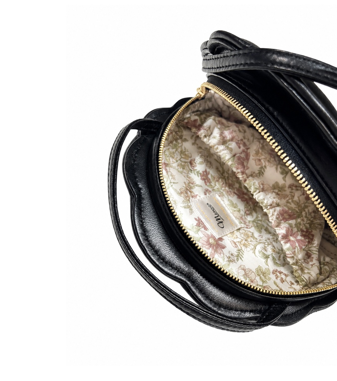 Petit Shell | Leather Bag black