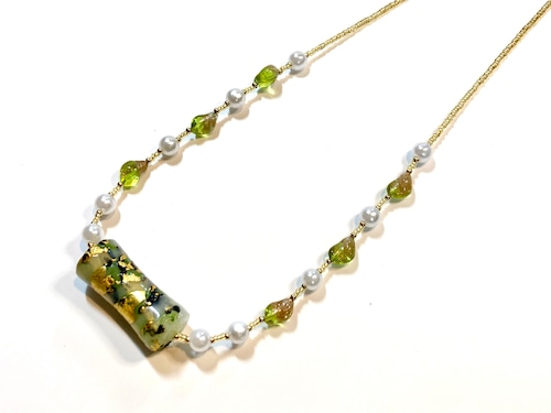 【ネックレス】Onde Dorate(オンデ・ドラーテ)ラグーナグリーン