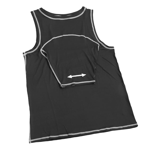 Answer4 / Dry Sleeveless Tshirt (Black) | PAY ID