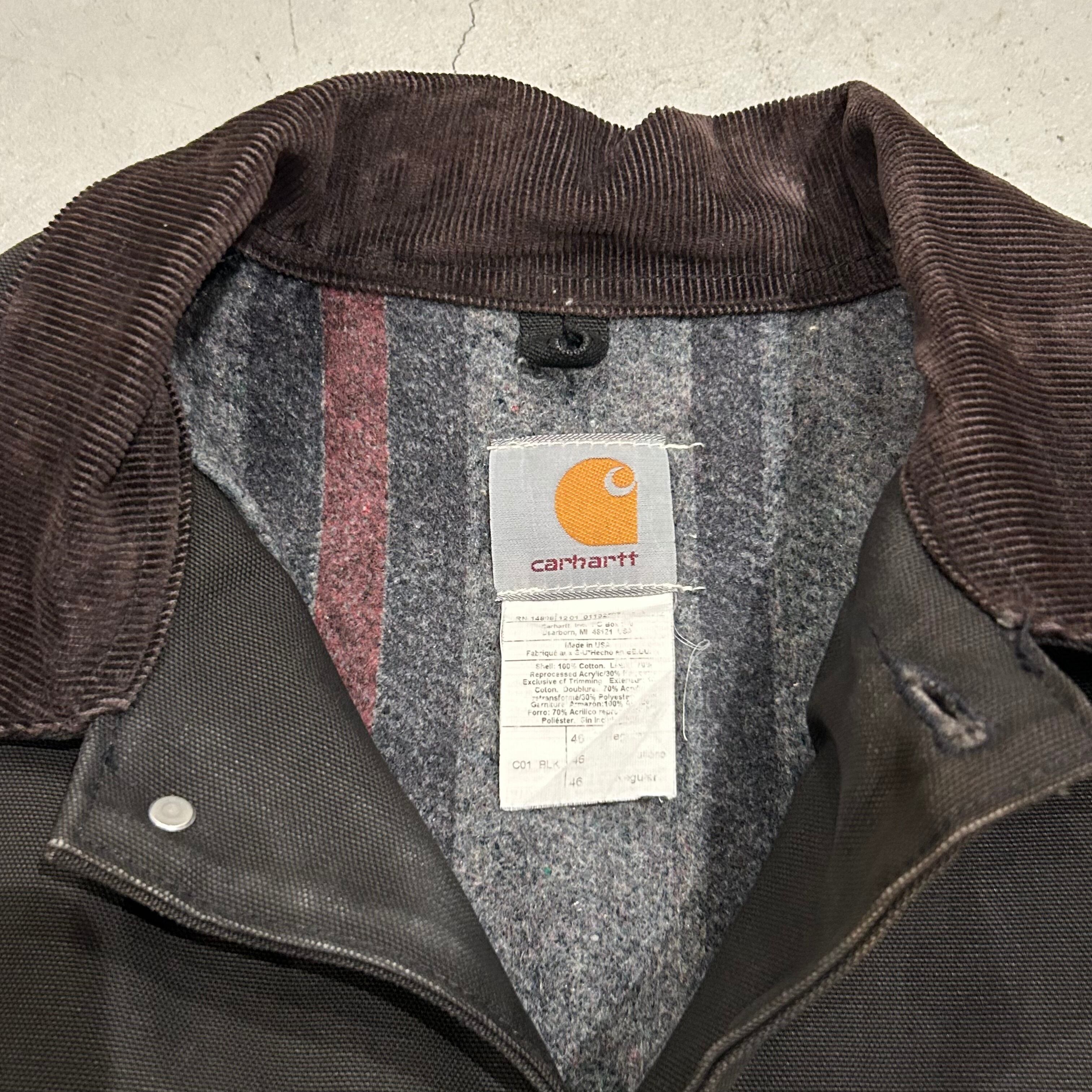 Dead Stock!! 2001s carhartt michigan chore coat “Black” | What
