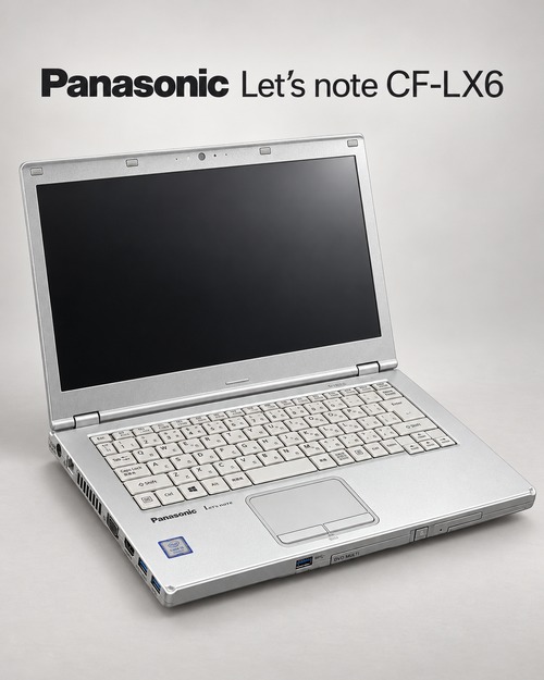 中古 Panasonic Let’s note CF-LX6 ノートパソコン Windows 10 i5-7300U／8GB／238GB SSD／日本語キーボード