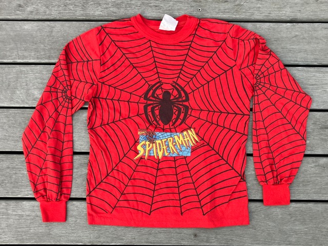 90s SPIDER-MAN KIDS SPIDER WEB TEE