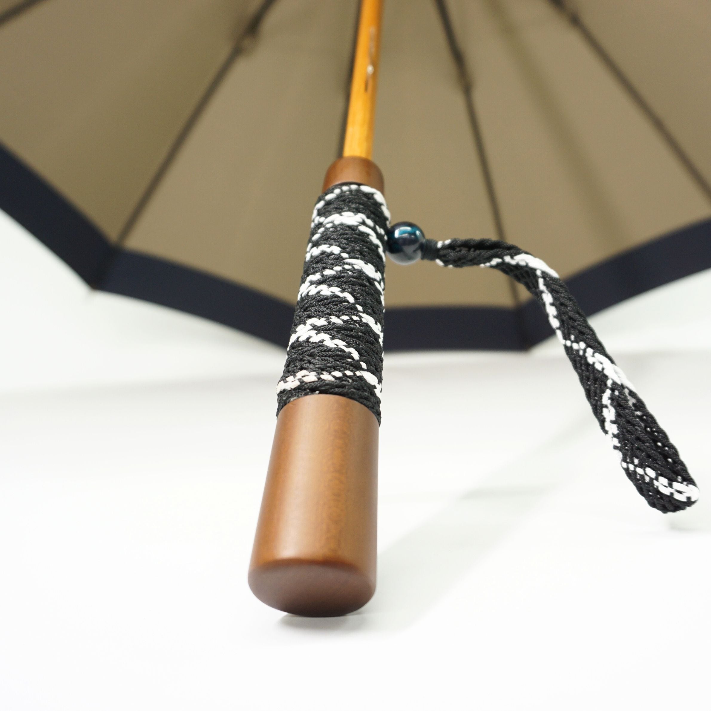 雅桜 組みひも 晴雨兼用長傘 12本骨 日本製 職人手作り 丸安洋傘 | 丸