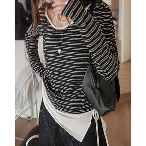 ボーダーロンT＆サイドリボンキャミソール　　233096