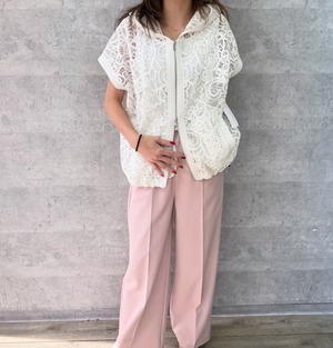 アンナケリー  Annakerry CORD EMBROIDRY HOODIE