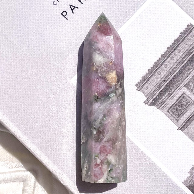 Lotus Point 3 (Pink Tourmaline & Green Tourmaline)