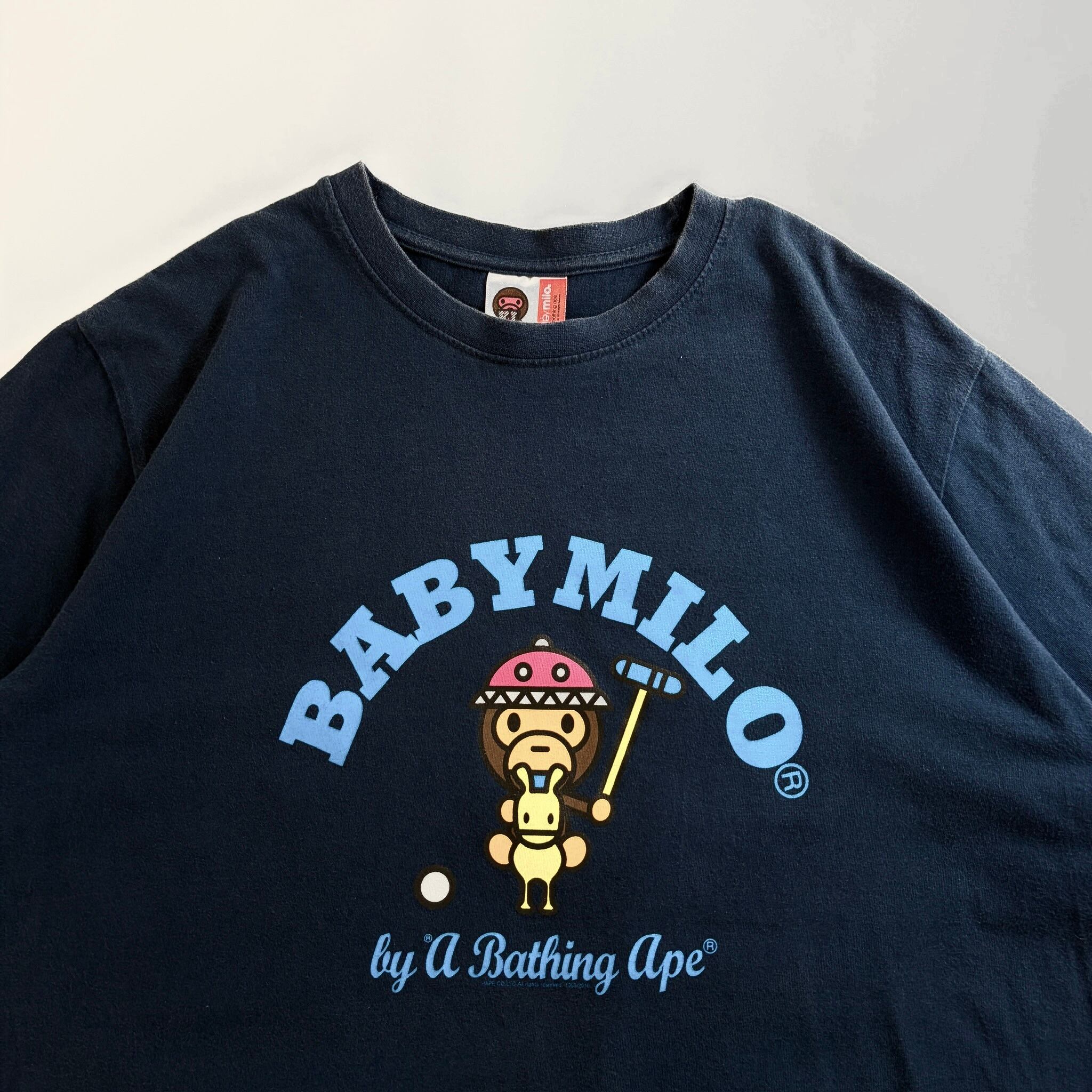 00s BAPE Babymilo Logo Tee