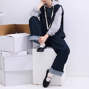 おしゃれなロールアップ♡コットンデニムパンツ 《P0176》